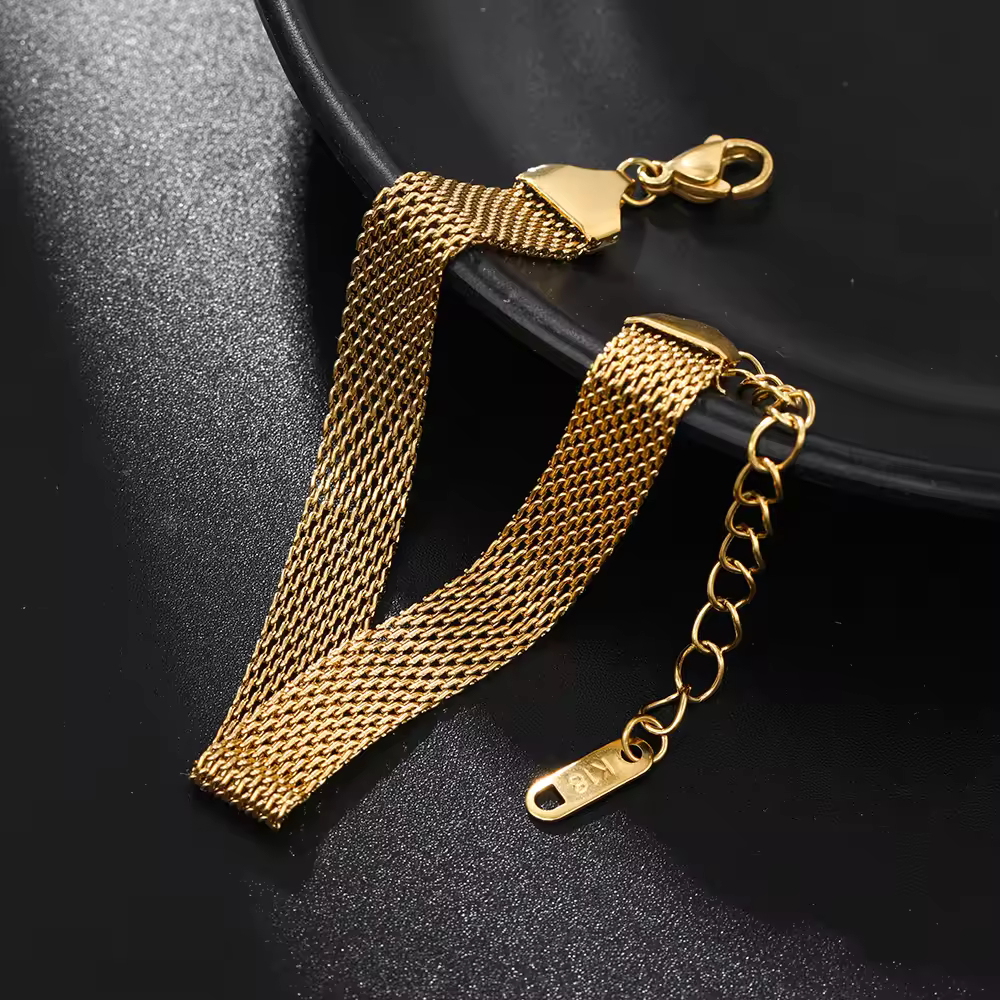Sleek Mesh Bracelet