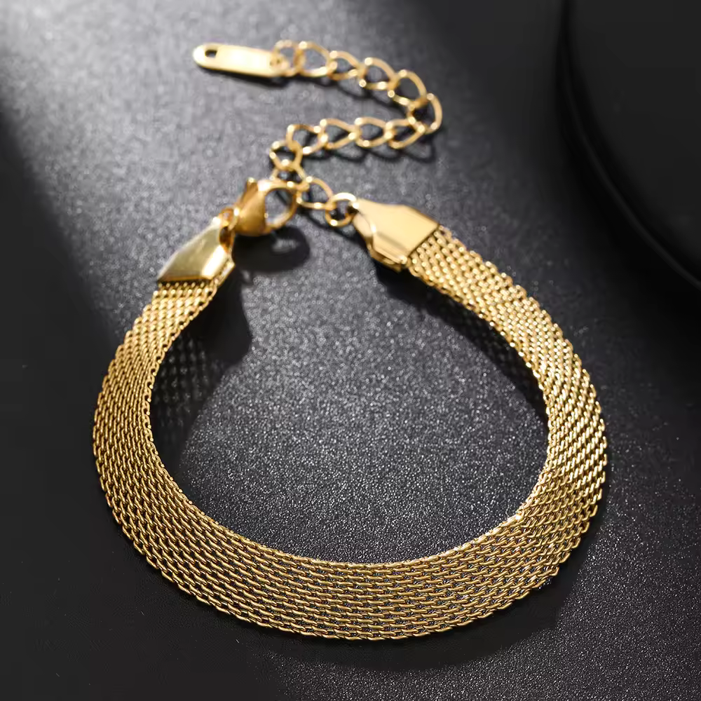 Sleek Mesh Bracelet