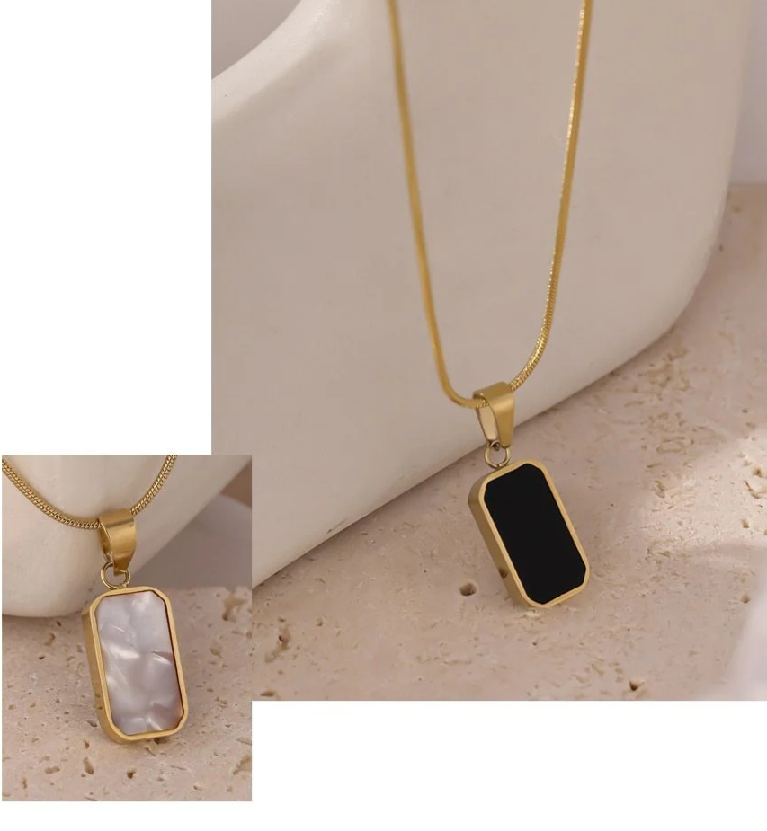 Double Sided Pendant Necklace