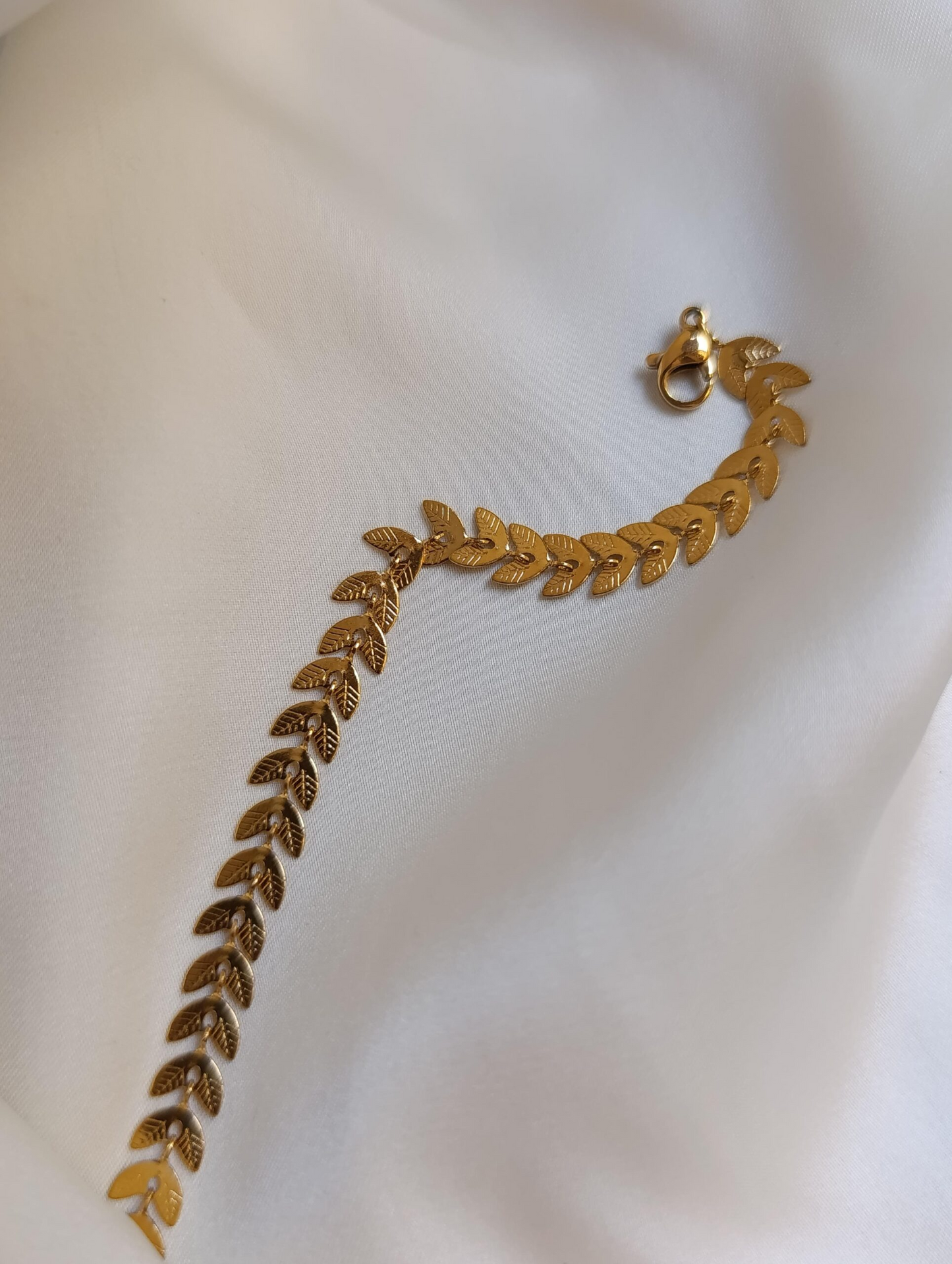 Golden Leaf Bracelet