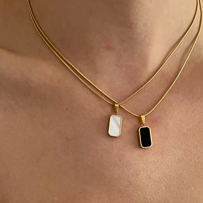Double Sided Pendant Necklace