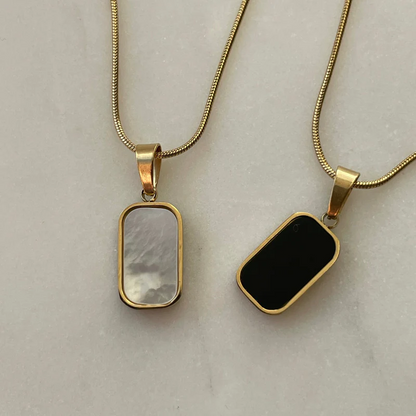 Double Sided Pendant Necklace