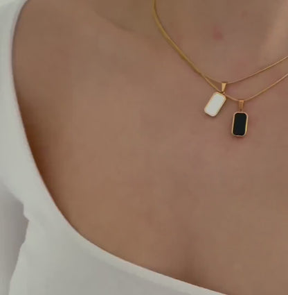 Double Sided Pendant Necklace